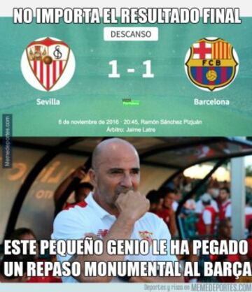 Los memes más divertidos del Sevilla-Barcelona