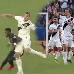 En pleno Mundial Ibra reclama protagonismo: golazo con la zurda