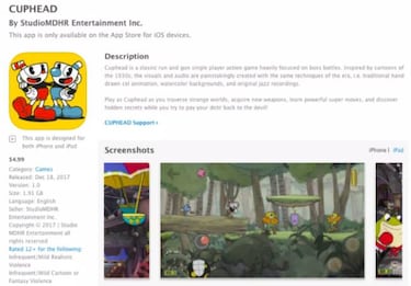 ¿Quieres descargar Cuphead para iPhone? Sigue esperando