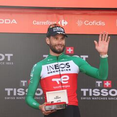 Ganna: “Tuve una larga espera en la silla caliente, pero contento”