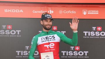 El ganador de la etapa Filippo Ganna.