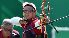 Felipe Tapia finalizó último en su serie de 1.500 en natación