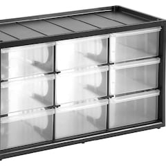 Organiza tus piezas más pequeñas con esta caja de almacenamiento de nueve cajones