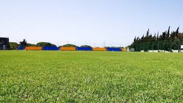 El Cádiz prepara su regreso: césped nuevo en El Rosal