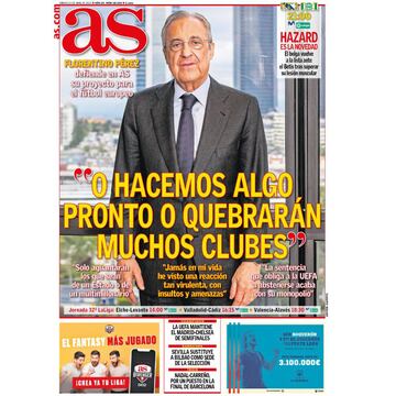 Las portadas de AS de abril