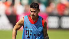 James entrena con el Bayern pensando en la Supercopa