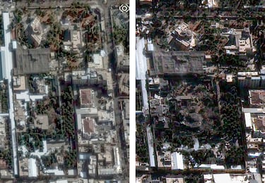 Imágenes satelitales muestran el efecto de los ataques de Israel y EEUU en Irán 