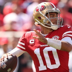 Jimmy Garoppolo aún no es descartado para jugar contra los Cardinals