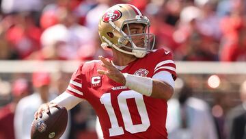 Garoppolo sufri&oacute; una lesi&oacute;n en la pantorrilla durante la derrota de los 49ers ante los Seahawks y su lugar fue ocupado por el novato Trey Lance.