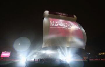 West Ham celebrations after the last game at the Boleyn Ground