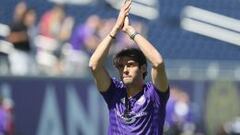 El centrocampista brasile&ntilde;o Kak&aacute;, con la camiseta del Orlando City.