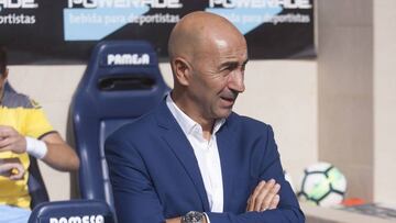 Pako Ayestarán durante un partido de Liga.