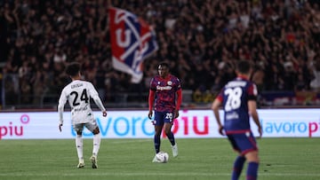 Jhon Janer Lucumí, defensa colombiano del Bologna FC