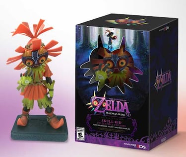Así es la figura de Skull Kid de Majora's Mask en 3DS