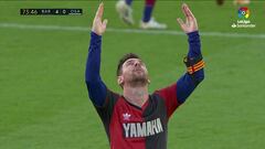 El homenaje de Messi a Maradona, con todo lujo de detalles