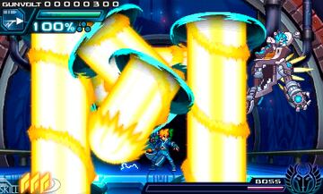 Captura de pantalla - Azure Striker Gunvolt (3DS)