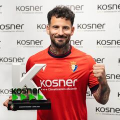 Rubén García, jugador Kosner del mes