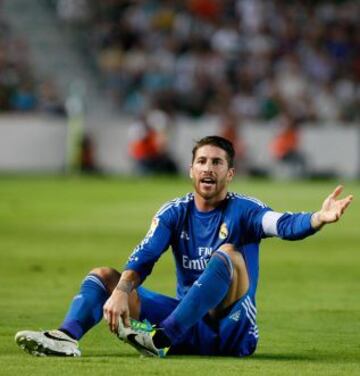 Elche-Real Madrid. Sergio Ramos.