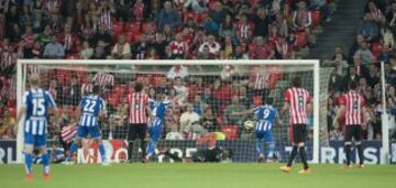 1-1. Lopo anotó el tanto del empate.