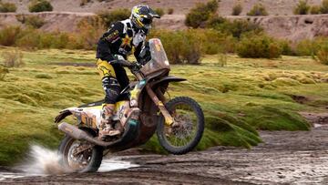 Quintanilla arriba segundo en motos en la etapa 10 del Dakar
