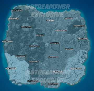 fortnite capitulo 4 temporada 5 mapa filtrado