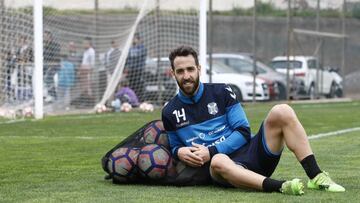 Carlos Ruiz durante la entrevista con AS.