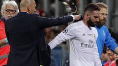 Carvajal, lesionado en la final de la Champions.