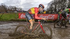 El ciclista español Felipe Orts, durante el Gran Premio Sven Nys de Ciclocross de Baal.