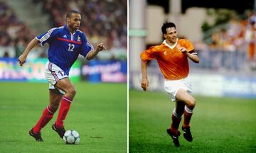 En una entrevista a la BBC Sport explicó que: "Van Basten siempre fue mi ídolo cuando crecía en Mónaco". El delantero francés definió al holandés como un delantero completo. Ronaldo, Weah y Romario fueron otros de los ídolos de Thierry Henry.