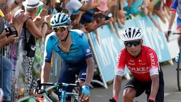 15/07/22   TOUR DE FRANCIA 2022   ETAPA  13   LE BOURG D'OISANS  -  SAINT ETIENNE   NAIRO QUINTANA   ZEITS