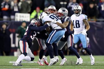 Los New England Patriots dominaron de principio a fin a los Tennessee Titans