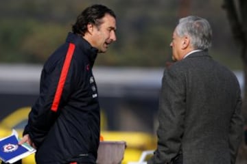 Arturo Salah visitó a la Roja en Pinto Durán