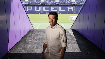 Pezzolano, entrenador del Real Valladolid.