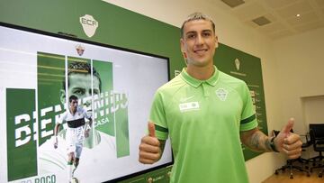 Enzo Roco puede ser clave para el Elche esta temporada.