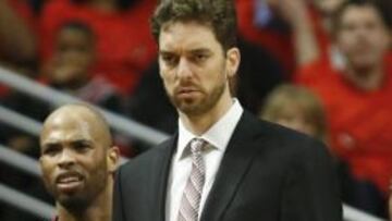 Gasol: "Espero jugar mañana"
