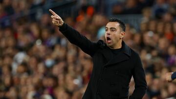 El entrenador del Barcelona Xavi Hernández.