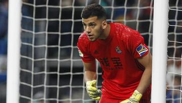 Rulli durante un partido.