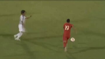 El gran gol del albo Iván Morales en victoria de la Sub 20