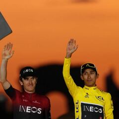 Geraint Thomas, decepcionado pero orgulloso de Bernal