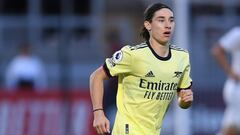 Marcelo Flores firmó triplete con el Arsenal sub 18