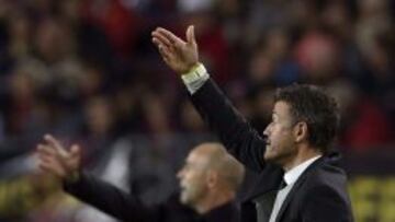 Luis Enrique, técnico del Barcelona.