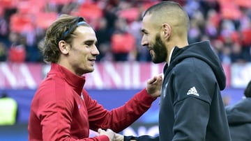 Griezmann y Benzema: un derbi madrileño con acento francés