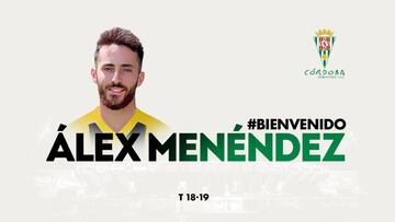 Alex Men&eacute;ndez, nuevo jugador del C&oacute;rdoba