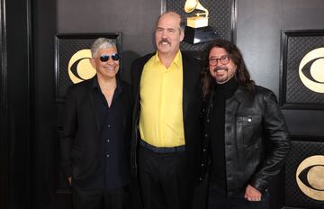 Pat Smear, Kris Novoselic y Dave Grohl.