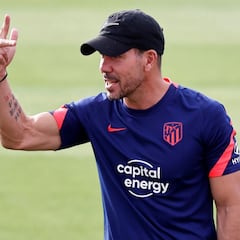 Simeone prueba una delantera Suárez-Correa para el Villarreal