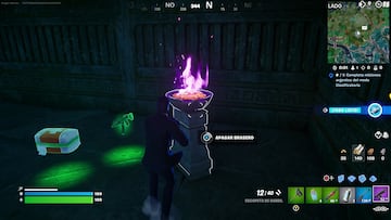 fortnite capitulo 4 temporada 3 tierras salvajes encuentra las llamas las llamas dan paso