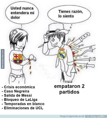 Los memes más divertidos de la jornada deportiva