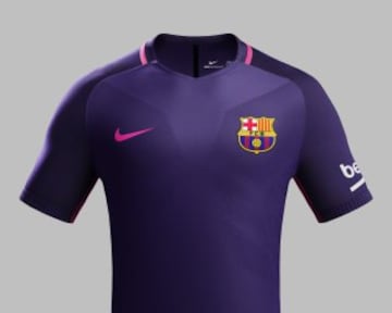 La nueva segunda equipación del Barcelona. 