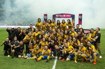 En un trepidante juego, Tigres venció a las Rayadas para conseguir su segundo título de la Liga MX Femenil en el Clausura 2019.