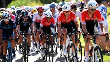 Nairo Quintana durante una etapa del Tour de Francia 2022.